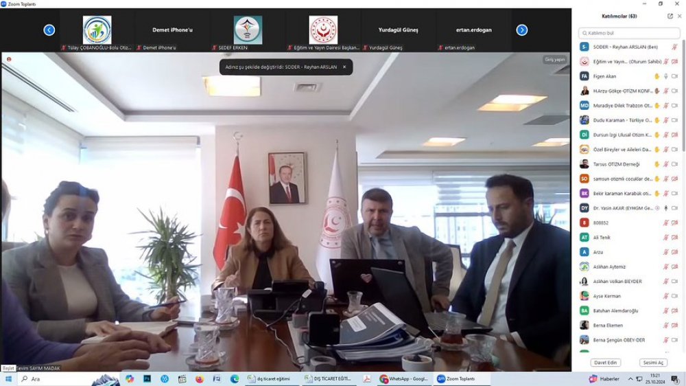 Bakan Yardımcısı Sevim Sayım Madak ile İstişare ve Değerlendirme Toplantısına Katıldık